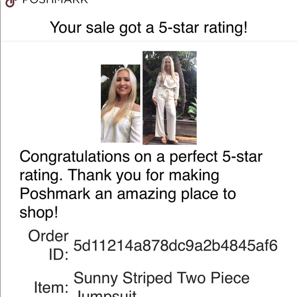 👛 Sunny Striped Two Piece Jumpsuit 🤩 - Picture 3 of 3